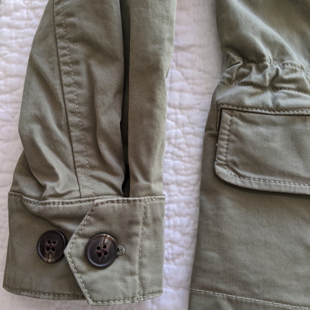 NEW Bonpoint green utility jacket: size 6 (unisex) - Picture 3 of 8